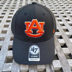 Auburn Tigers 47 Brand MVP College University Gray Adjustable Strapback Cap Hat 海外 即決