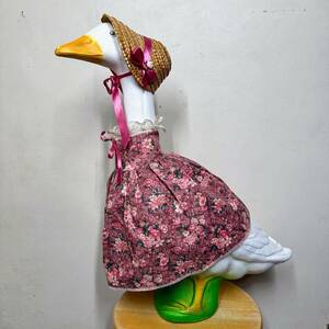 VTG 1987 Union Blow Mold Gladys Goose with Clothes 海外 即決