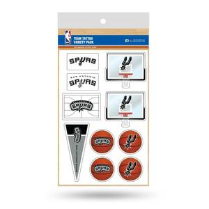 San Antonio Spurs Team Tattoo Variety Pack With 14 tats. #931 海外 即決