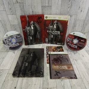 Gears of War 2 Limited Edition Xbox 360 Microsoft Epic Games Missing Art Book 海外 即決