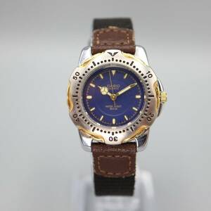 Vintage Womens Casio Watch Classic 30mm LTP-3008 Blue Dial with New Battery 海外 即決