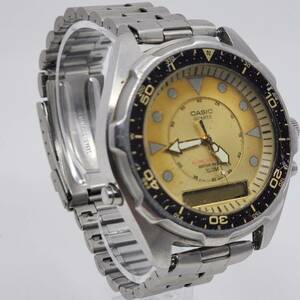 Casio AMW-320C Champagne Dial Mens Watch Also known as the "Arnie" PARTS REPAIR 海外 即決