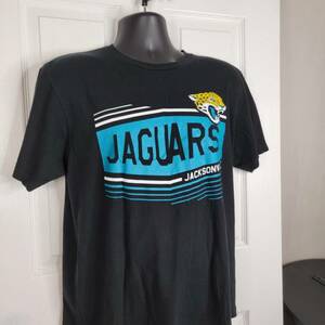 Mens Jacksonville Jaguars T-Shirt Black Cotton Soft Size Large 海外 即決