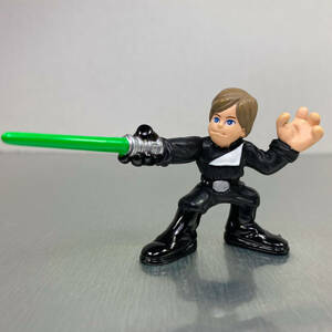 Hasbro Star Wars Galactic Heroes LUKE SKYWALKER figure w/ROTJ green lightsaber 海外 即決