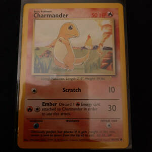 1999-2000 Charmander 4th Final Print ポケモン Card FOURTH 海外 即決