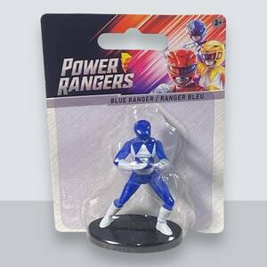 Blue Ranger Mini Figure / Cake Topper - Just Play Power Rangers Collection 海外 即決