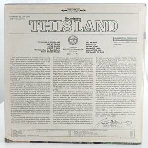 The Jordanaires This Land Album バイナル Columbia Special Archives Series CSRP-9014 海外 即決