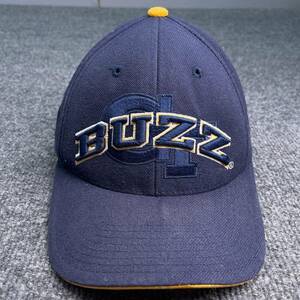 Vintage Georgia Tech BUZZ Strapback Hat Cap Blue Yellow Wool Embroidered 海外 即決