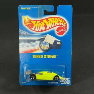 1992 Hot Wheels Blue Card Main Line Turbo Streak BW Wheels #235 NO TAMPO RARE! 海外 即決