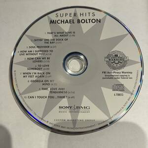 MICHAEL BOLTON: SUPER HITS -CD DISC Only-NO Case-FREE Shipping 海外 即決