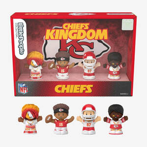 2023 Fisher Price Little People NFL Collector Set/4 Figures: Kansas City Chiefs 海外 即決