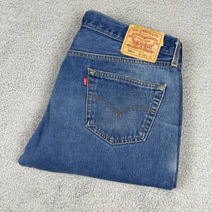 VTG Levis 501 XX Jeans Mens 35x30 Button Fly Y2K Denim Faded Distressed Mechanic 海外 即決