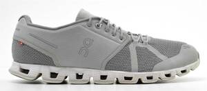 メンズ ON CLOUD 5 ランニング SHOES 31cm(US13) GRAY WHITE ATHLETIC SNEAKERS WALKING LACES 海外 即決