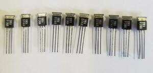 10x N-Channel Enhancement Mode MOS Transistor 60V 0.3A Zener input protected NEW 海外 即決