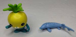 Octonauts Vegimals Tunip Tuna and Sturgeon Fish Moose Toy - Pre-Owned 海外 即決