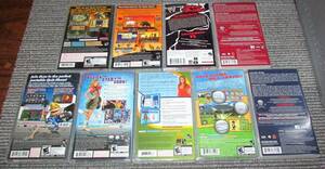 Lot Of 9 Sony PSP Games & Movies (All Brand New) Hot Shots Golf, Patapon 海外 即決