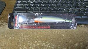 Bandit "suspending minnow", 4 7/8", 3/4 oz, nip, free shipping 海外 即決