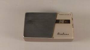 Vintage 1960's Airline Model 1130b Transistor Six AM Radio Japan works great. 海外 即決