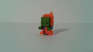 Minecraft Mini-figure Zombie in Flames - Used w/o Original Box 海外 即決