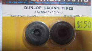 COX COMPETITION PARTS DUNLOP RACE TIRES 1/24 6.00 X 13 9411 PRICE IS FOR ONE SET 海外 即決