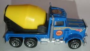 Vtg 1981 Matchbox Peterbuilt Blue Cement Mixer 1:80 Toy Truck made in Thailand 海外 即決