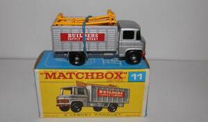 Vintage Matchbox Series #11 Scaffolding Truck with Original Box 1969 MINT 海外 即決