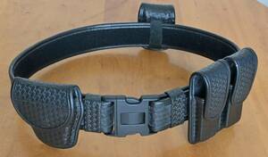 Bianchi Accumold Elite Duty Belt w/ Accessories & Trouser Belt - M/L -Exc 海外 即決