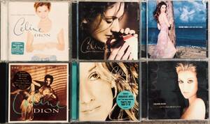 Six Celine Dion Audio CDs 海外 即決