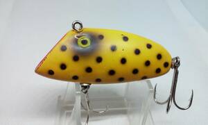 Vtg Whopper Stopper Bayou Boogie Yellow/black 3" Lipless Crankbait Fishing Lure 海外 即決