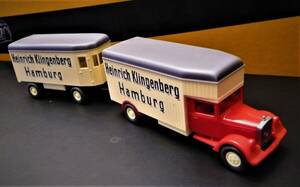 Wiking HO 1/87 Mercedes-Benz Truck and Trailer Heinrich Klingenberg VINTAGE 海外 即決