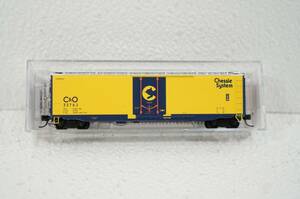 Micro-Trains MTL N-Scale 50ft Box Car Chesapeake Ohio/C&O/Chessie System #22763 海外 即決