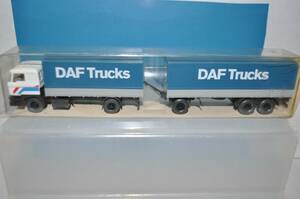 Wiking 468/1 DAF Tarp Truck & Tarped Trailer "DAF TRUCKS" for Marklin 海外 即決