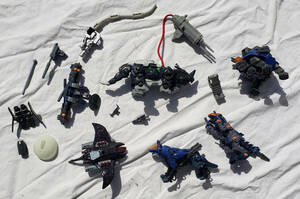 Zoids Lot Robot Figures 2000-2003 Tomy Hasbro Parts Pieces Used As Shown 海外 即決