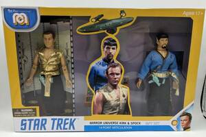 MEGO Star Trek Captain Kirk and Spock Mirror Universe 8" Action Figure Gift Set 海外 即決