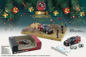 BM Creations "Advan" Mitsubishi Lancer EVO X W/ Diorama - RHD 1:64 Diecast Car 海外 即決