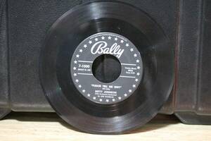 BETTY JOHNSON 45 RPM RECORD...TD 175 海外 即決