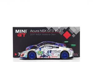 TSM Mini GT 1:64 Acura NSX GT3 #93 - 2017 IMSA Watkins Glen *Chase* (#72) 海外 即決