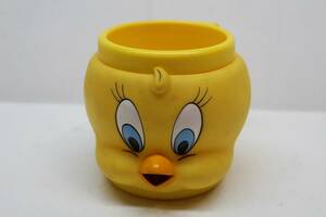 Vintage 1992 Tweety Bird Plastic Mug Cup Looney Tunes 海外 即決