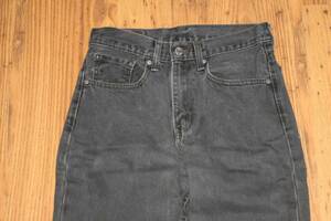 Men's Levis 516 Red Tab Demin Jeans - Size 31x32 -Washed Black 海外 即決