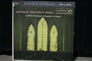 GEORGE BEVERLY SHEA 45 RPM PIC SLEEVE EP RECORD...TD 172 海外 即決