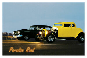 AMERICAN GRAFFITI MILNER- FALFA MIDWAY PARADISE ROAD iMAGE 11" BY 17" 海外 即決