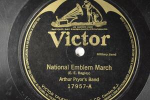 Arthur Pryor 78 RPM Victor - National Emblem March L8E 海外 即決