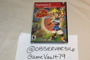 Jak and Daxter: The Precursor Legacy Greatest Hits Sony PlayStation 2 PS2 NEW 海外 即決