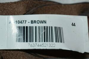 MEZLAN Mens Brown Woven Leather Belt sz 44 Unused Made in Spain 海外 即決