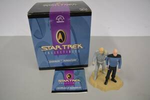 Vintage Applause Star Trek Darmok Miniature Figurine Set MIB #765 /5000 海外 即決