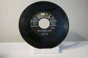 45 RECORD - THE FOUR ACES - ORGAN GRINDER'S SWING 海外 即決