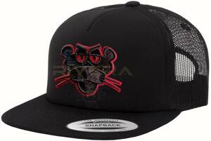 Belico pantera rosa hat pink panther belicona Black Red, Panter embroidery Hat 海外 即決