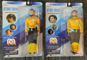 Mego Star Trek Chekov and Sulu Action Figure 8" lot 海外 即決