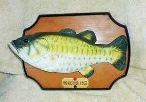 Vtg. Big Mouth Billy Bass 1999 Gemmy Don’t Worry Be Happy & Take Me To The River 海外 即決