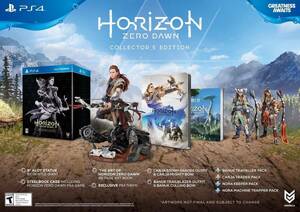 Horizon Zero Dawn - Collector's Edition (PlayStation 4, 2017) No game Steelbook 海外 即決